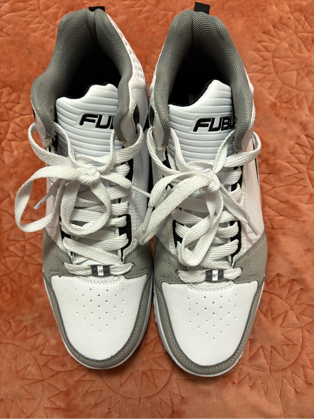 FUBU White and Gray Men’s Sneakers